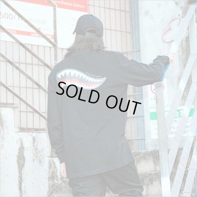 画像8: CAPTAIN STREET Shark Mouth L/S Tシャツ BLACK キャプテンストリート