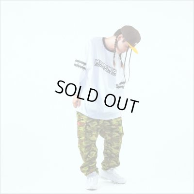 画像9: 【40％OFF】MxMxM マジカルモッシュミスフィッツ MxMxM どろどろ FOOTBALL Tシャツ WHITE
