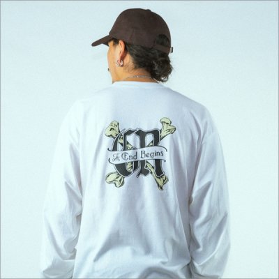 画像7: GoneR ゴナー GoneR feat.Yohji L/S Tシャツ WHITE