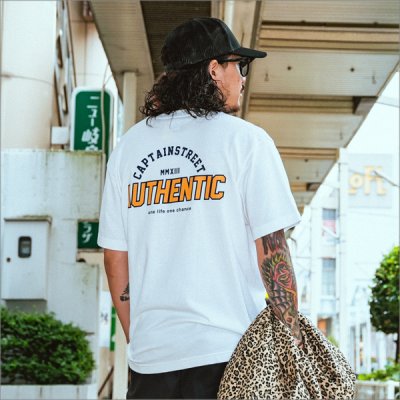 画像12: 【20％OFF】CAPTAIN STREET AUTHENTIC Tシャツ WHITE キャプテンストリート