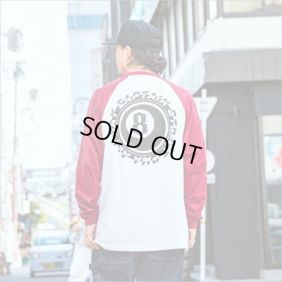 画像9: CAPTAIN STREET 8Ball Raglan L/S Tシャツ BURGUNDY キャプテンストリート