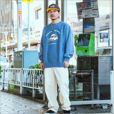 画像6: 【送料無料】MxMxM マジカルモッシュミスフィッツ MxMxM RIDE CLUB クルーネックスウェット BLUE