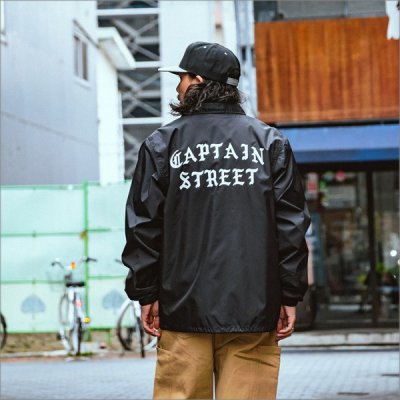 画像8: 【送料無料】CAPTAIN STREET FO コーチJKT BLACK キャプテンストリート