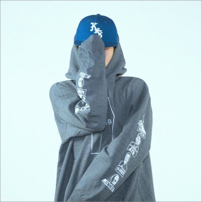 画像7: 【送料無料】SKULL SKATES スカルスケーツ DEAD GUYS 1990's P/Oパーカー CHARCOAL