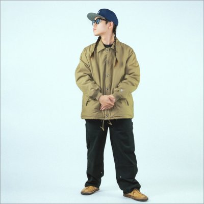 画像8: 【送料無料】BLUCO ブルコ T/C COACH JACKET -QUILTING LINING- KHAKI