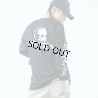 画像9: 【送料無料】SKULL SKATES スカルスケーツ Logo L/S Tee BLACK/WHITE