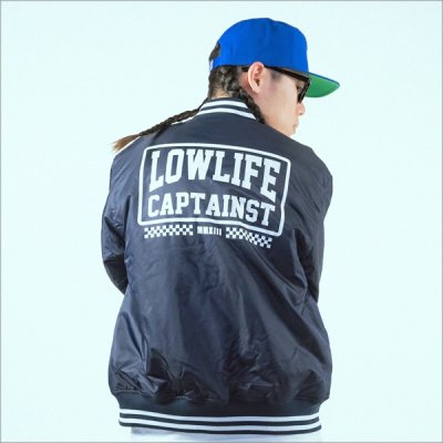 画像12: 【送料無料】CAPTAIN STREET LOW LIFE STADIUM JKT NAVY キャプテンストリート