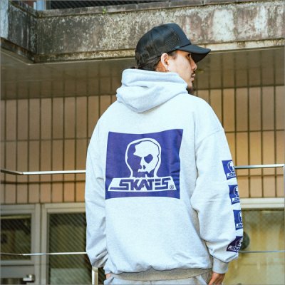 画像10: 【送料無料】SKULL SKATES スカルスケーツ Logo P/Oパーカー GRAY