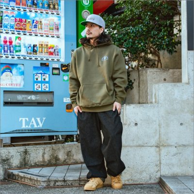 画像7: 【送料無料】CAPTAIN STREET Skull Head P/Oパーカー OLIVE キャプテンストリート