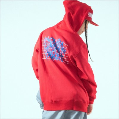画像14: 【20%OFF】【送料無料】CAPTAIN STREET Wall P/Oパーカー RED キャプテンストリート