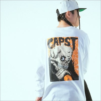 画像8: CAPTAIN STREET Skull CTK L/S Tシャツ WHITE キャプテンストリート