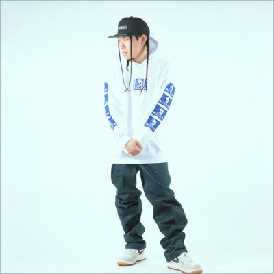 画像13: 【送料無料】SKULL SKATES スカルスケーツ MOONSET P/Oパーカー(限定カラー) WHITE/NAVY