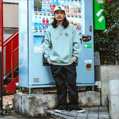 画像6: 【送料無料】CAPTAIN STREET Classic CS クルーネックスウェット SMOKYGREEN キャプテンストリート