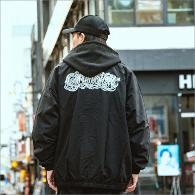 画像12: 【送料無料】CAPTAIN STREET Lettering JKT BLACK キャプテンストリート