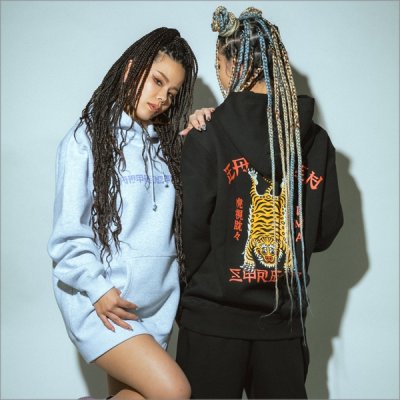 画像8: 【送料無料】CAPTAIN STREET Tiger P/Oパーカー BLACK キャプテンストリート