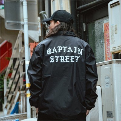 画像12: 【送料無料】CAPTAIN STREET FO コーチJKT BLACK キャプテンストリート