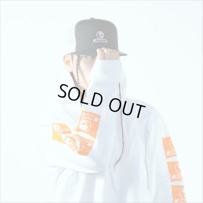 画像13: 【送料無料】SKULL SKATES スカルスケーツ ロゴ メッシュキャップ BLACK/WHITE