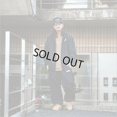 画像8: 【送料無料】CAPTAIN STREET Lettering ナイロンパンツ BLACK キャプテンストリート