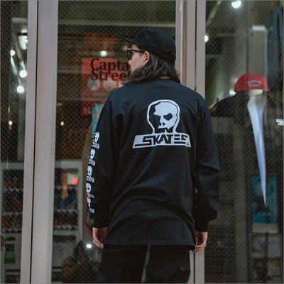 画像10: 【送料無料】SKULL SKATES スカルスケーツ Logo L/S Tee BLACK/WHITE