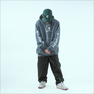 画像8: 【送料無料】SKULL SKATES スカルスケーツ DEAD GUYS 1990's P/Oパーカー CHARCOAL