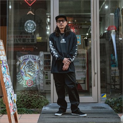 画像9: 【送料無料】SKULL SKATES スカルスケーツ Logo L/S Tee BLACK/WHITE