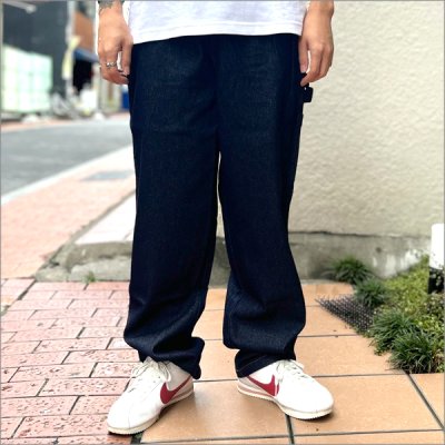画像2: 【送料無料】COOKMAN クックマン Carpenter's パンツ DENIM NAVY