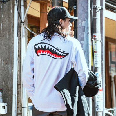 画像10: CAPTAIN STREET Shark Mouth L/S Tシャツ WHITE キャプテンストリート