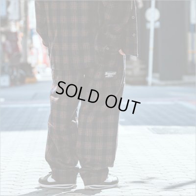 画像12: 【送料無料】KustomStyle カスタムスタイル SUPREME QUALITY '24 CHECK パンツ BLACK/WINE RED