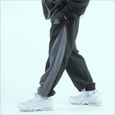 画像8: 【送料無料】BLUCO ブルコ STRETCH TRACK PANTS -COMBINATION- BLACK/GRAY