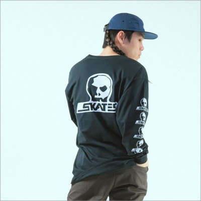 画像12: 【送料無料】SKULL SKATES スカルスケーツ Logo L/S Tee BLACK/WHITE