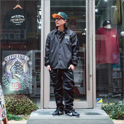 画像13: 【送料無料】CAPTAIN STREET FO コーチJKT BLACK キャプテンストリート