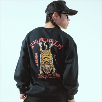 画像13: 【送料無料】CAPTAIN STREET Tiger クルーネックスウェット BLACK キャプテンストリート