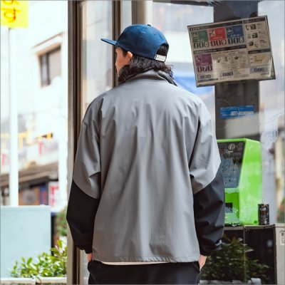 画像9: 【送料無料】BLUCO ブルコ STRETCH TRACK JACKET -COMBINATION- GRAY/BLACK