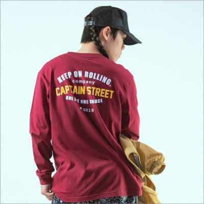 画像11: CAPTAIN STREET GS L/S Tシャツ BURGUNDY キャプテンストリート