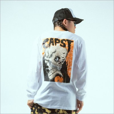 画像12: CAPTAIN STREET Skull CTK L/S Tシャツ WHITE キャプテンストリート