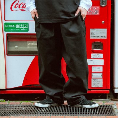 画像7: 【送料無料】COOKMAN クックマン Semiwide Chef パンツ Duck Canvas BLACK