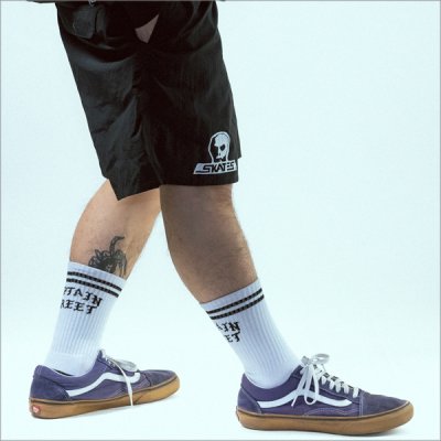 画像8: 【送料無料】SKULL SKATES スカルスケーツ SKULLロゴ ナイロンショーツ BLACK