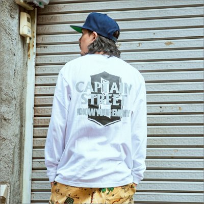 画像13: CAPTAIN STREET KYE L/S Tシャツ WHITE キャプテンストリート