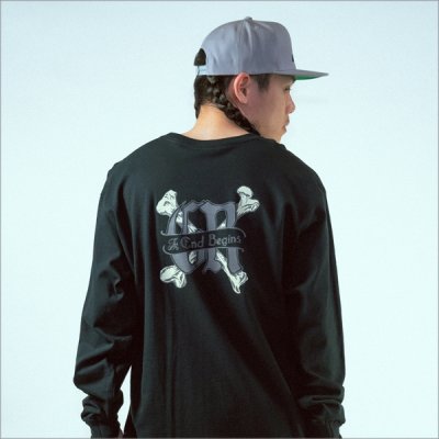 画像9: GoneR ゴナー GoneR feat.Yohji L/S Tシャツ BLACK 