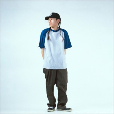 画像7: CAPTAIN STREET CAPST Logo ラグランTシャツ BLUE/ASH キャプテンストリート