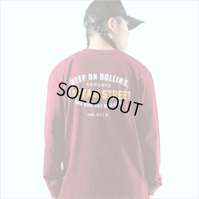 画像13: 【20％OFF】CAPTAIN STREET GS L/S Tシャツ BURGUNDY キャプテンストリート