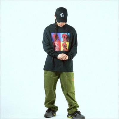 画像8: GoneR ゴナー Rose Jesus L/S Tシャツ BLACK 