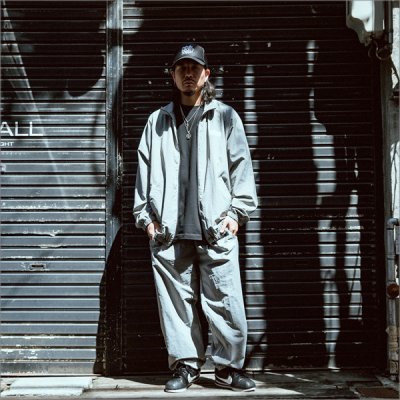 画像13: 【送料無料】CAPTAIN STREET Lettering ナイロンパンツ GRAY キャプテンストリート