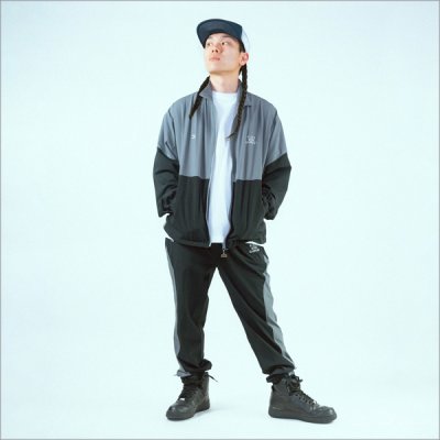 画像11: 【送料無料】BLUCO ブルコ STRETCH TRACK PANTS -COMBINATION- BLACK/GRAY