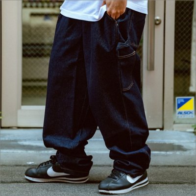 画像7: 【送料無料】COOKMAN クックマン Carpenter's パンツ DENIM NAVY