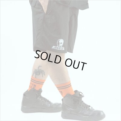 画像9: 【送料無料】SKULL SKATES スカルスケーツ SKULLロゴ ナイロンショーツ BLACK