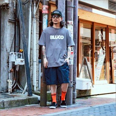 画像4: BLUCO ブルコ PRINT TEE -Logo- CHARCOAL