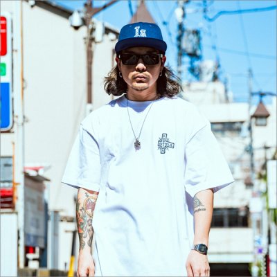 画像4: KustomStyle カスタムスタイル LA-BANDANA スナップバックCAP NAVY