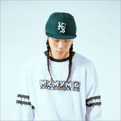 画像7: KustomStyle カスタムスタイル LOCK CITY スナップバックCAP HUNTER GREEN
