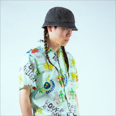 画像11: CAPTAIN STREET Classic CS バケットハット BLACK DENIM キャプテンストリート